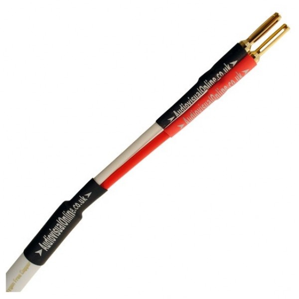 Fisual S-Flex Studio Grade White Speaker Cable 2 x 4mm - Price Per Metre