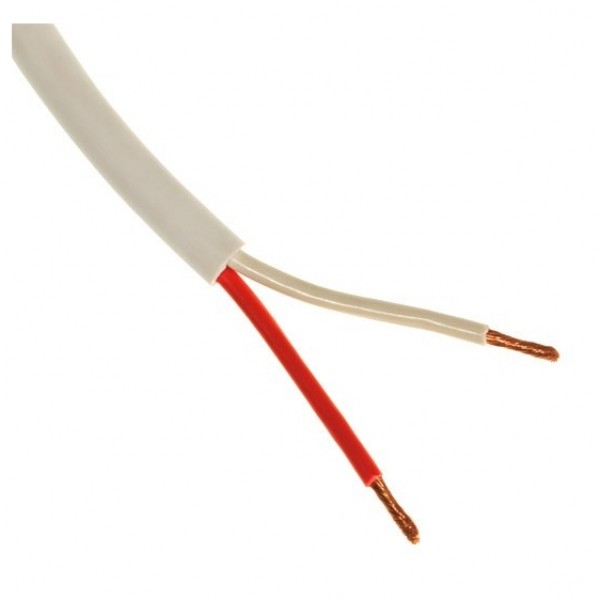 Fisual S-Flex Studio Grade White Speaker Cable 2 x 0.75mm - Price Per Metre