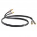 QED Performance Graphite Audio Phono / RCA Cable 0.6m (Pair)
