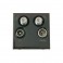 Click New Media Quad Radio TV e modulo satellitare doppio, nero