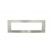 Click New Media 8 Module Front Plate, Satin Chrome