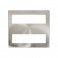 Click New Media 16 Module Front Plate, Satin Chrome