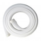 Fisual Expandable Zip Up Cable Tidy White 1m