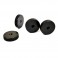 Atacama HD-L 25mm Dia vloer spike schoenen (4 Pack), Satin Black