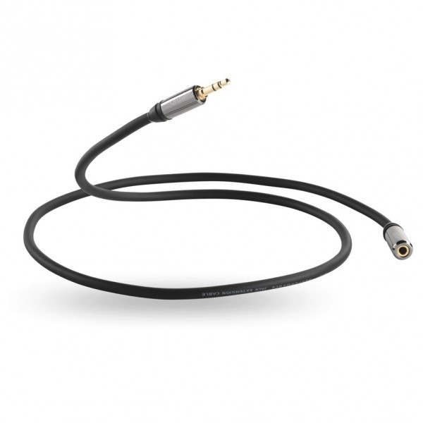 QED Performance Graphite 3.5mm Headphone Extension Cable 1.5m