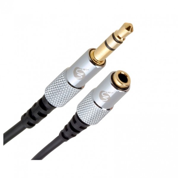 Fisual S-Flex Mini 3.5mm Jack Extension Cable 0.5m