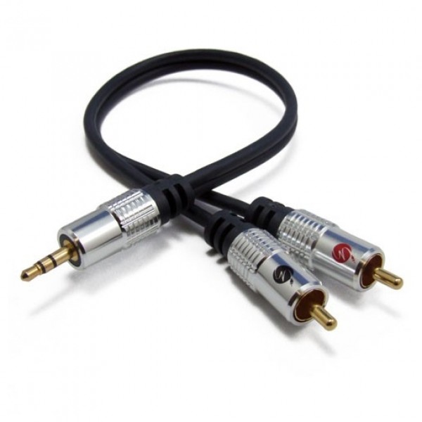 Fisual Pro Install Series 3.5mm Jack To Phono Cable 10m