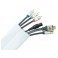 Fisual Cable Tidy Wrap 50mm di diametro bianco 2m