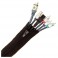 Fisual cerniera Cable Tidy Wrap Diametro 30 mm Nero 2 m