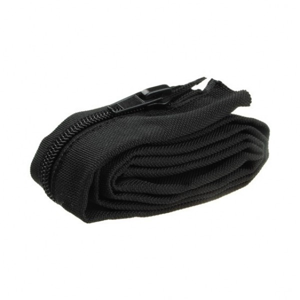 Fisual Zip Cable Tidy Wrap 50mm Diameter Black 2m