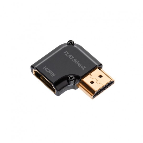 AudioQuest Flat Right-Angled 90 Degree L HDMI Adapter