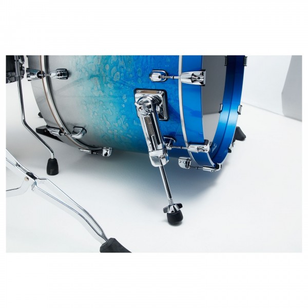 Tama Starclassic Walnut/Birch 4pc Shell Pack, Molten Blue Ice Fade