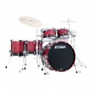Tama Starclassic Walnut/Birch 5pc Shell pakiet, Molten Raspberry Fade