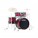Tama Starclassic Walnut/Birch 4pc Shell Pack, Molten Raspberry Fade