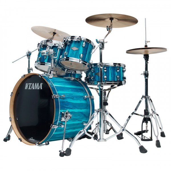 Tama Starclassic Performer 22" 4pc Shell Pack, Sky Blue Aurora - Side
