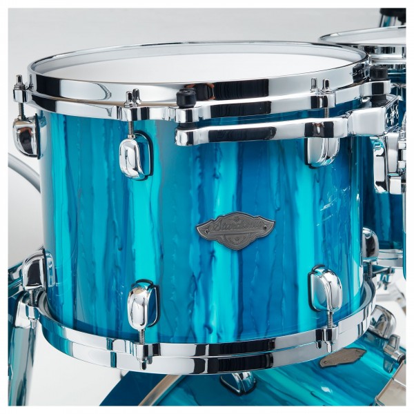 Tama Starclassic Performer 22" 5pc Shell Pack, Sky Blue Aurora - Shell Detail