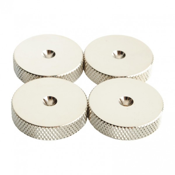 Fisual Silver Speaker Spike Shoes (4 Pack)