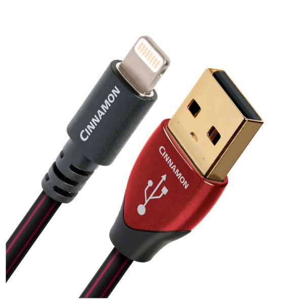 AudioQuest Cinnamon USB A to Apple Lightning Cable 0.75m