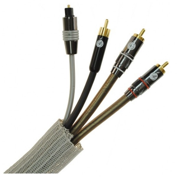 Fisual Silver Expandable Self Closing Cable Tidy 32mm - Price Per Metre