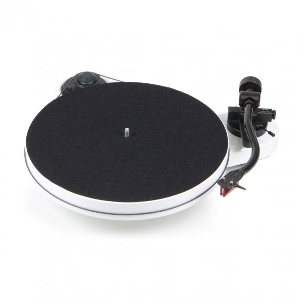 Pro-Ject RPM 1 Carbon White Turntable w/ Ortofon 2M Red Cartridge