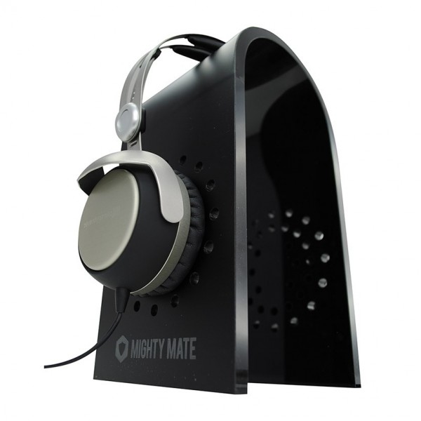 Mighty Mate MM5 Premium Black Headphone Stand