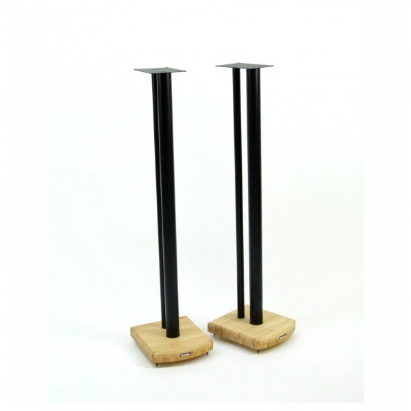 Atacama Moseco 10 Natural Bamboo / Satin Black Speaker Stands (Pair)