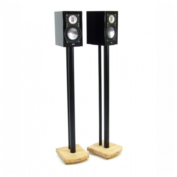 Atacama Moseco 10 Natural Bamboo / Satin Black Speaker Stands (Pair)