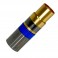 Spina d'antenna RG6 maschio per Dual Shield (singolo)