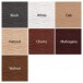 Custom Design Milan 6 Walnut / Clear Glass 3 Shelf Hi-Fi Rack
