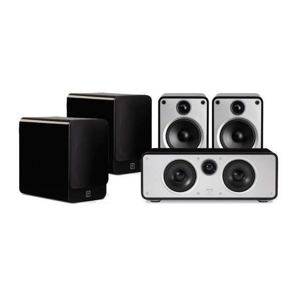 Q Acoustics Concept 20 5.0 Speaker Package, Gloss Black at AV.com