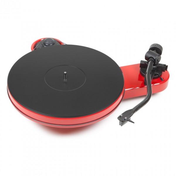 Pro-Ject RPM 3 Carbon Red Gloss Turntable w/ Ortofon 2M Silver Cartridge