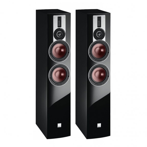 DALI Rubicon 6 Gloss Black Floorstanding Speakers (Pair)
