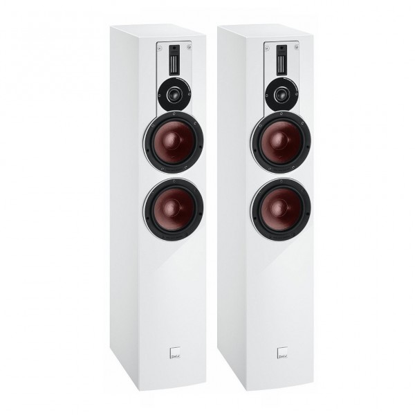 DALI Rubicon 6 Gloss White Floorstanding Speakers (Pair)