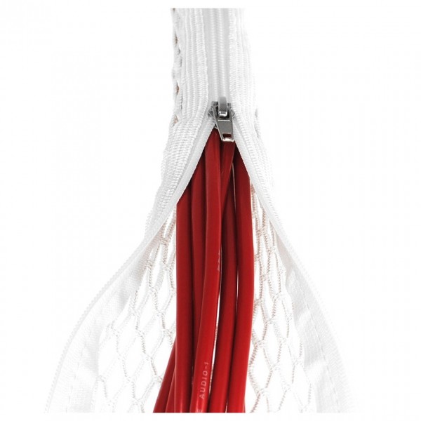 Fisual Branch-Out Zip Up Cable Tidy White 2m