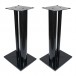 Fisual Duo Speaker Floor Stands 600mm, Gloss Black (Pair)