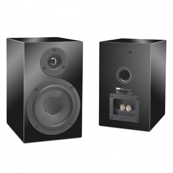 Pro-Ject  Speaker Box 5 Gloss Black Passive Bookshelf Speakers (Pair)