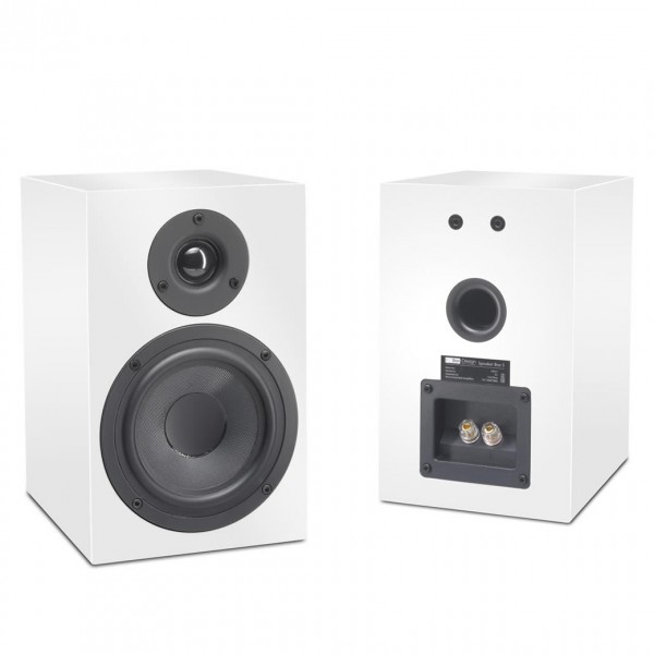 Pro-Ject Box 5 Gloss White Passive Bookshelf Speakers (Pair)