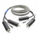 Pro-Ject Connect-IT SI Stereo Phono / RCA Cable with Ground Leads, 1.23m (Pair)