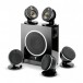 Focal Dome Flax Gloss Black 5.1 Speaker Package w/ Air Sub