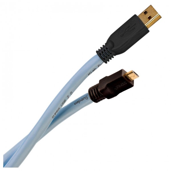 Supra USB 2.0 Cable Type A To Micro Plug 1m