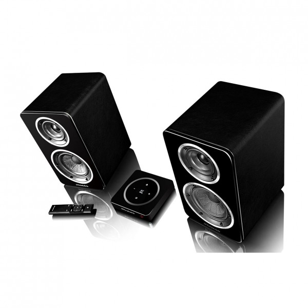 Wharfedale Diamond A1 Black Active Bookshelf Speakers (Pair)