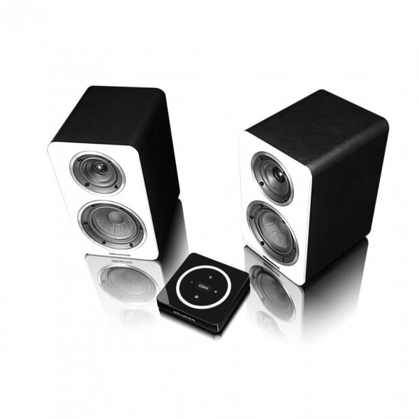 Wharfedale Diamond A1 White Active Bookshelf Speakers (Pair)