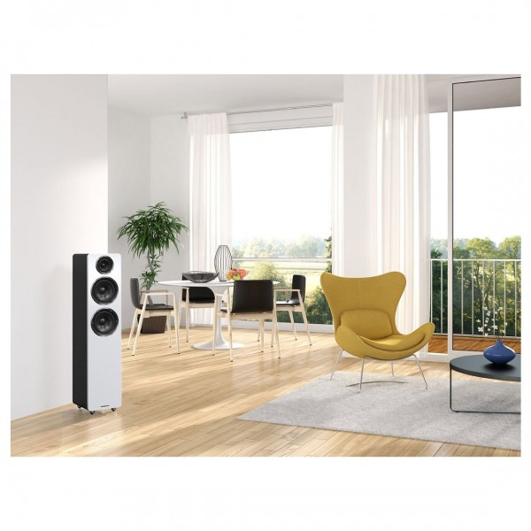 Wharfedale Diamond A2 White Active Floorstanding Speakers (Pair)