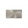 Click Deco 2 Gang Blindplatte, Chrom poliert