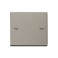 Click Deco 1 Gang Blindplatte, Satin Chrom