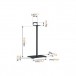 Vogels SOUND 3305 Black Universal Speaker Floor Stand (Single)