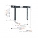 Vogels THIN 505 Black Extra Thin LED TV (up to 65