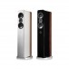 Q Acoustics Concept 500 Gloss White / Light Oak Floorstanding Speakers (Pair)