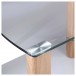 Alphason Century ADCE1500 Light Oak / Clear Glass TV (up to 65