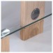 Alphason Century ADCE1500 Light Oak / Clear Glass TV (up to 65